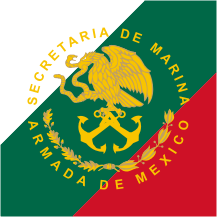 [Mexican naval jack used from 1994 to 2000]